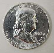 1962 D Franklin Half Dollar, UNC