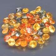 Brilliant colors! 6.59ct real Songean Sapphire set!