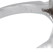 Platinum 950 Vintage 3 Stone Natural Diamond Ring