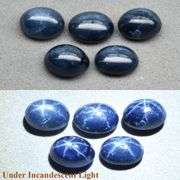 Awesome 6.89ct Star Sapphire set -5 pieces!