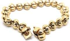 18kt Yellow Gold Set | Bracelet, Necklace, and Earrings, 84.2 Grams