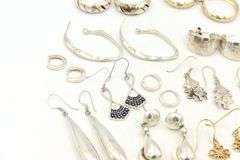 Group lot of Vintage 925 sterling silver earrings