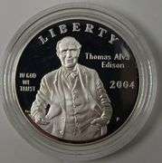 2004-P $1 Thomas Alva Edison PR DCAM