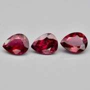 Remarkable 4.43ct violet pink Rhodolite Garnet set