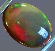 Fantastic 2.35ct black Opal cabochon