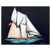 Canadian Yacht Schooner by Blokhin Original