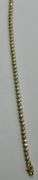 14K Yellow Gold Tennis Lab Diamond Bracelet