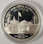 1994 Set U.S. Veterans Silver $1, 3 Coins Proof