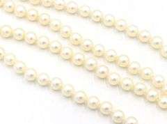 7.5-8mm White fresh water pearl necklace