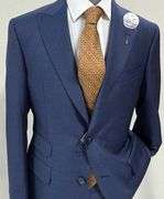 Stylish Peak Lapel Suit, With Sharkskin Design Fabric. Slim Fit