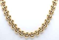 18kt Yellow Gold Set | Bracelet, Necklace, and Earrings, 84.2 Grams