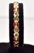 Simply Adorable 10K Yellow Gold Lady Bug Bracelet