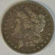 Scarce 1890-CC Morgan Silver Dollar in sharp circ