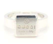 Gucci Square sterling silver ring