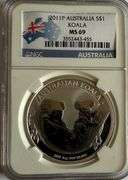 2011 P Australia $1 Koala NGC MS 69