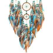 Large Turquoise Moon Dream Catcher