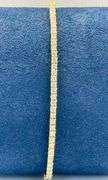 14K Yellow Gold Tennis Lab Diamond Bracelet
