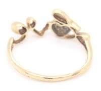 10kt Yellow gold Love ring