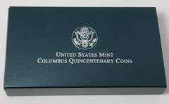 1992 Set Columbus Quincentenary, 2 Coins PR