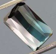 Real! 1.81ct untreated bi-color Indicolite Tourmaline