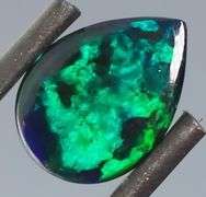 Magnificent 2.58ct blue and green flashing Black Opal