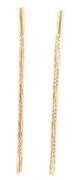 14kt Yellow gold Larriat dangle earrings