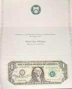 $1 CH CU 1995 Signed Withrow FRN
