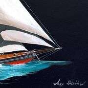 Canadian Yacht Schooner by Blokhin Original