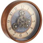 Bulova Rotating Gears Clock