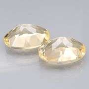 Top golden orange! 11.36ct pair of matched Citrine!