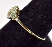 Precious Peridot Ring in 10K Yellow Gold