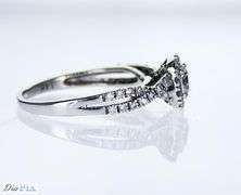 CERTIFIED BRAND NEW 14K WHITE GOLD DIAMOND ENGAGEMENT RING