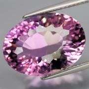 Concave flashing 11.33ct violet Amethyst