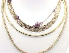 Group lot of Vintage 925 sterling silver necklaces