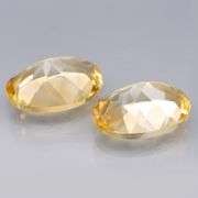 Top golden orange! 11.15ct pair of matched Citrine!