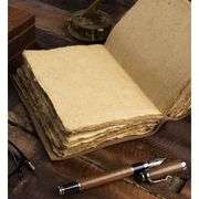 Sun & Moon Embossed Vintage Leather Journal