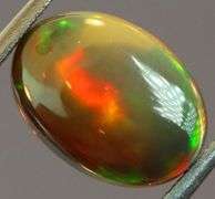 Fantastic 2.35ct black Opal cabochon