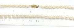 White freshwater pearl necklace