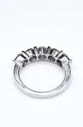 14 Kt White Gold Plate 4.35 Ct VVs1 White H-I Lab Simulated Diamond Ring