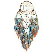 Large Turquoise Moon Dream Catcher
