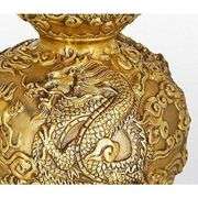 Feng Shui Brass Dragon Gourd for Good Luck
