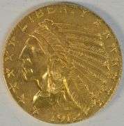 Super Choice BU 1912 US $5 Indian Gold Piece