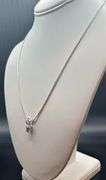 Dazzling 2.75 Ct VVs1 Amber Lab Simulated Diamond Pendant necklace