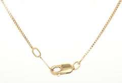 14kt Yellow gold 0.30ctw diamond cluster round necklace