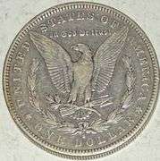 1882 S Clogged S Morgan Dollar