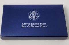 1993 Set Madison Bill of Rights, 2 Coins PR