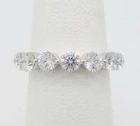 1.50CTW Shared Prong Seven Stone Diamond Band