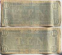2 $10 Feb 17 1864 Series $10 CSA Notes