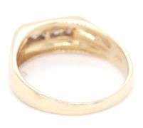 14kt Yellow gold diamond Gen's ring