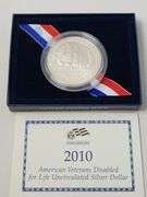 2010-W $1 American Veterans Disabled for Life MS
